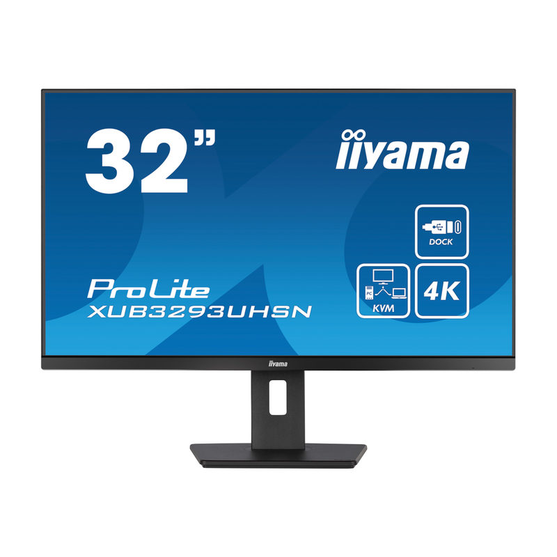 Iiyama ProLite XUB3293UHSN-B5 LED-Monitor EEK G (A - G) 80 cm (31.5 Zoll) 3840 x 2160 Pixel 16:9 4 m
