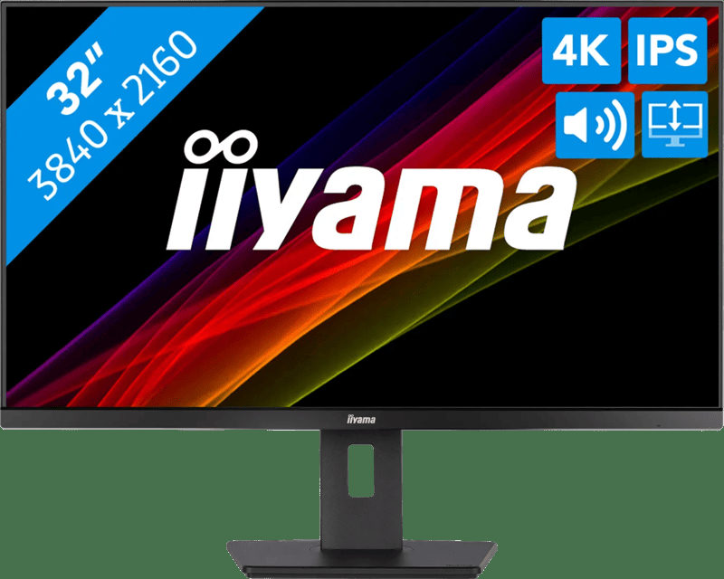 Iiyama ProLite XUB3293UHSN-B5 LED-Monitor EEK G (A - G) 80 cm (31.5 Zoll) 3840 x 2160 Pixel 16:9 4 m, Bild 2