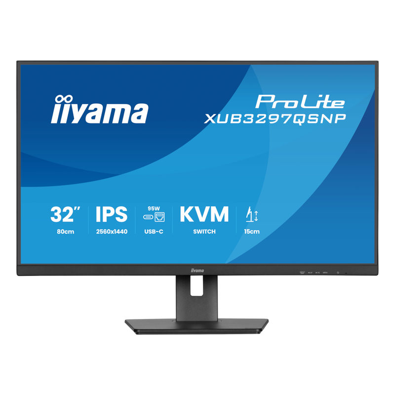 iiyama ProLite XUB3297QSNP-B1 81.3cm (32) QHD Business 16:9 100 Hz Monitor DP/HDMI/USB-C PD95W, Bild 2