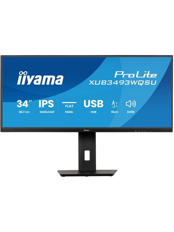iiyama ProLite XUB3493WQSU-B6 34 Zoll UWQHD IPS LED 21:9 120 Hz Office Monitor, Bild 3