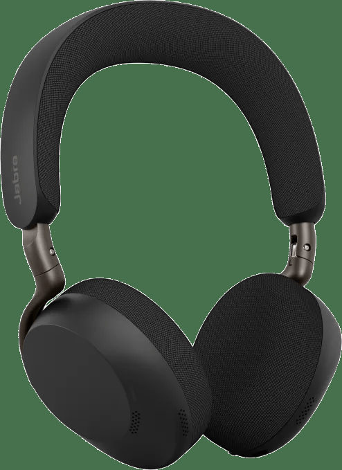 Jabra Evolve3 75 UC Schwarz Kabelloses Bluetooth-Headset inkl. USB-C Dongle, ANC (Aktive Geräuchunterdrückung)