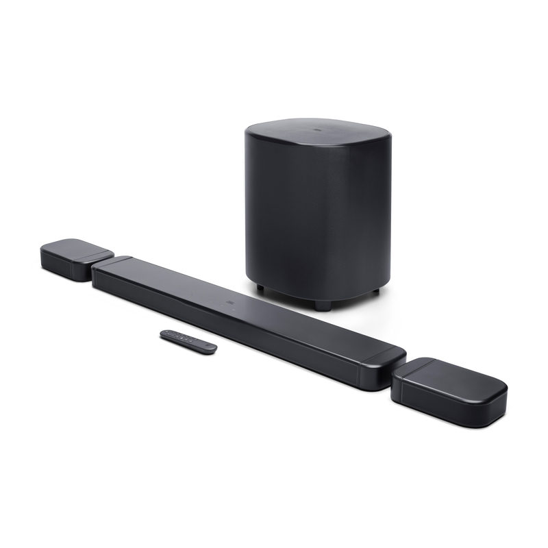 JBL Bar 800 Mk.2 7.1-Kanal Surround Soundbar mit abnehmbaren Lautsprechern und kabellosem Subwoofer schwarz