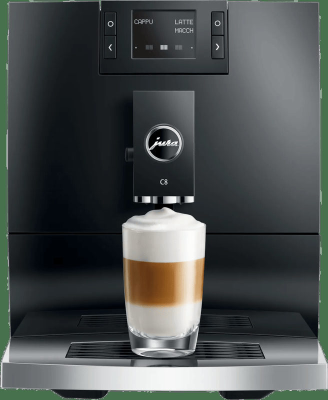 C8 Kaffee-Vollautomat Piano Black (EA), Latte Macchiato/Cappuccino, 15 bar, 1,6 l, schwarz, Apps ladbar, Bild 3