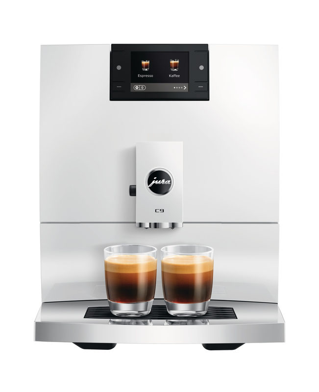 C9 Kaffee-Vollautomat Piano White (EA), 15 bar, 1,6 l, weiß, Apps ladbar, Bild 2