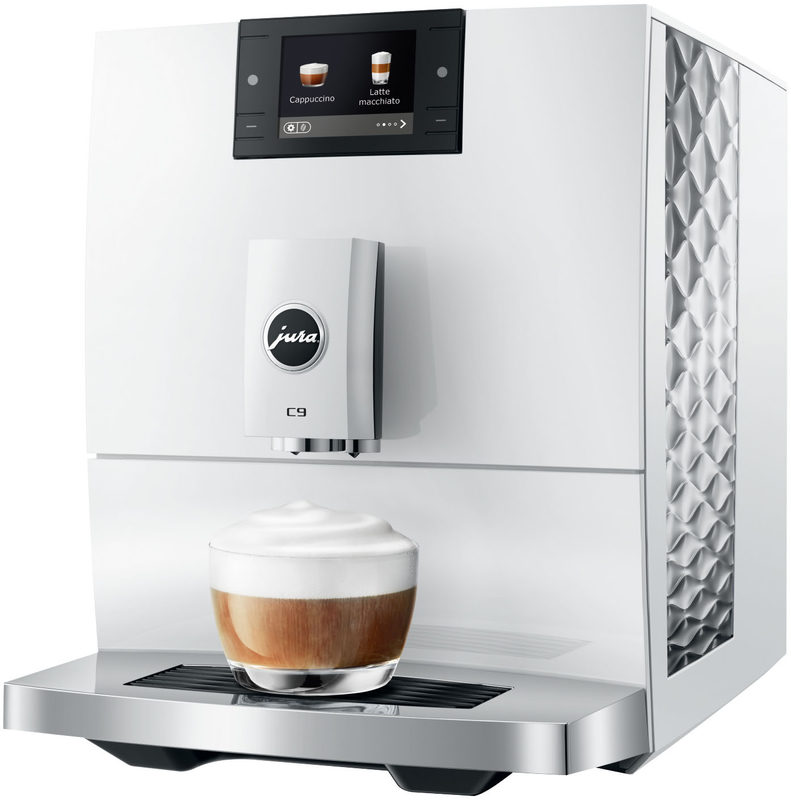 C9 Kaffee-Vollautomat Piano White (EA), 15 bar, 1,6 l, weiß, Apps ladbar, Bild 4