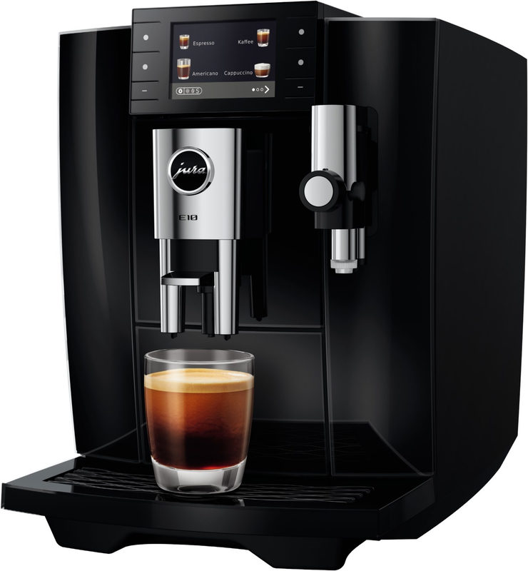 JURA E10 Diamond Black (EA) Kaffeevollautomat 15743 3,5-Display Mahlwerk P.A.G.2+, Bild 2