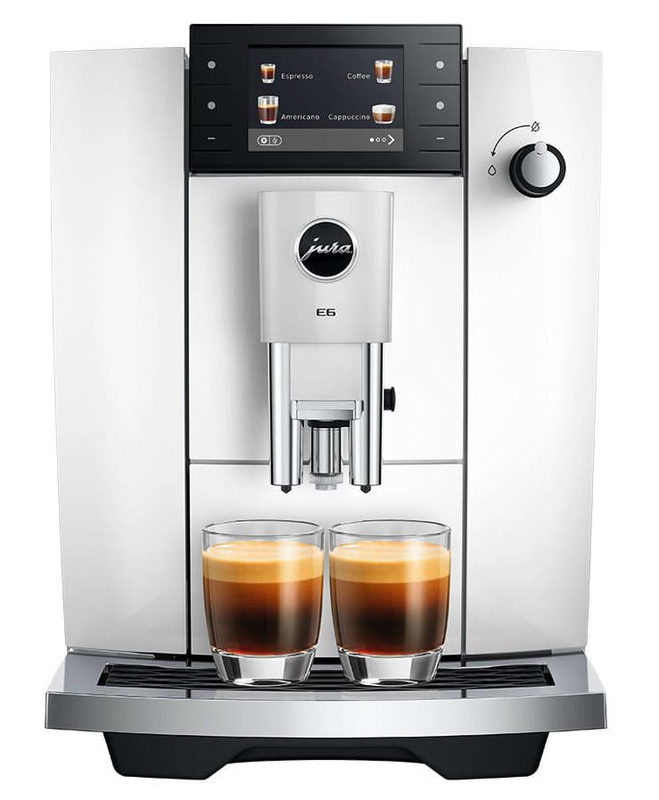 JURA E6 Piano White (ED) Kaffeevollautomat