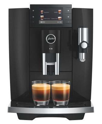 E8 Kaffee-Vollautomat piano black (ED), Latte Macchiato/Cappuccino, 15 bar, 1,9 l, schwarz, Apps ladbar, Bild 2
