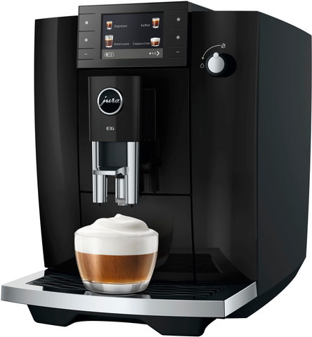 JURA Kaffeevollautomat 15642 E6 (ED), Piano Black 17 Spezialitäten, Hot&Light Brew, Energiesparmodus