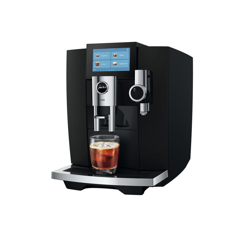 JURA S10 (EA) Kaffeevollautomat, 51 Spezialitäten, 4,3-Touchscreen, WiFi, Sweet Foam, Obsidian Black, Bild 2