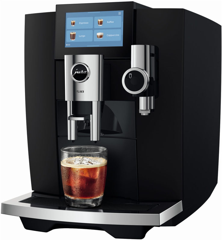 JURA S10 (EA) Kaffeevollautomat, 51 Spezialitäten, 4,3-Touchscreen, WiFi, Sweet Foam, Obsidian Black, Bild 3