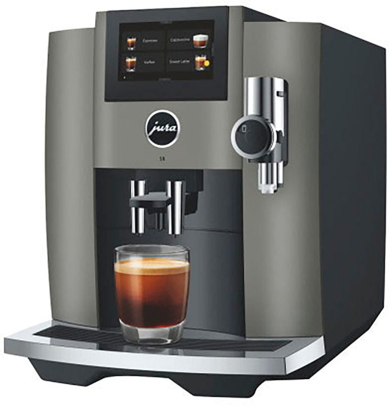 S8 (EB) Kaffee-Vollautomat Dark Inox, Latte Macchiato/Cappuccino, 15 bar, 1,9 l, edelstahl, Apps ladbar, Bild 4