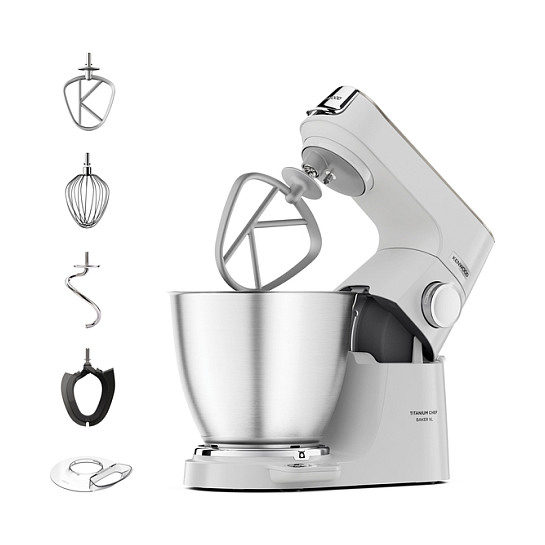 Kenwood KVL65.001WH Titanium Chef Baker XL Küchenmaschine Weiß, Bild 4