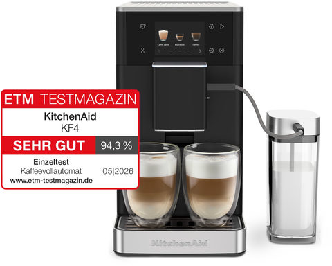 5KES8454EBM Kaffee-Vollautomat mattschwarz, Milchbehälter, 18 bar, 1,8 l