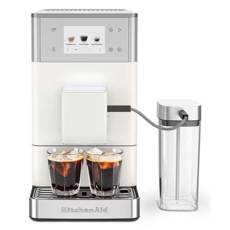 5KES8454EPL Kaffee-Vollautomat porcelain white, Milchbehälter, Stahl-Kegel-Mahlwerk, 18 bar, 1,8 l, Bild 2
