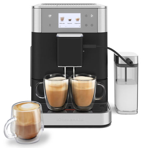 KitchenAid 5KES8557EBK, Gusseisen Schwarz Kaffeevollautomat KF7