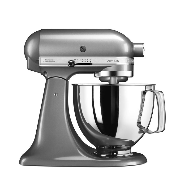 Kitchenaid 5ksm125ecu Artisan Küchenmaschine Grau Silber, Bild 3