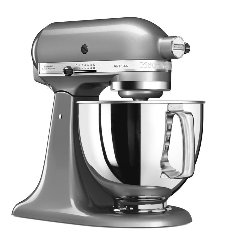 Kitchenaid 5ksm125ecu Artisan Küchenmaschine Grau Silber, Bild 5
