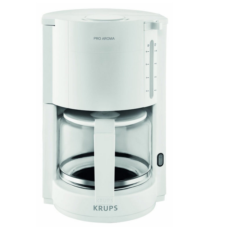 Krups F 309 01 Glas-Kaffeemaschinen Proaroma Weiß Matt, Bild 2