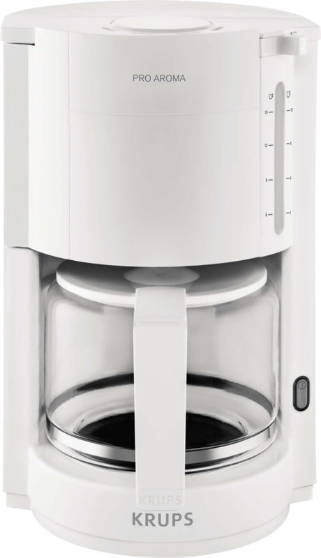 Krups F 309 01 Glas-Kaffeemaschinen Proaroma Weiß Matt, Bild 4