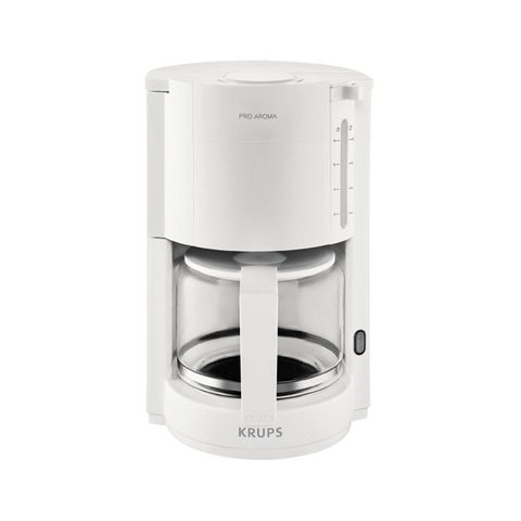 Krups F 309 01 Glas-Kaffeemaschinen Proaroma Weiß Matt