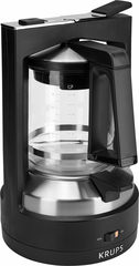 Krups Filterkaffeemaschine KM4689 T8 1 l Kaffeekanne Permanentfilter mit Druckbrühsystem