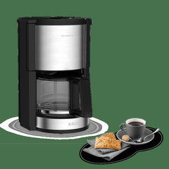 KRUPS Filterkaffeemaschine ProAroma Plus KM3210, schwarz/silber