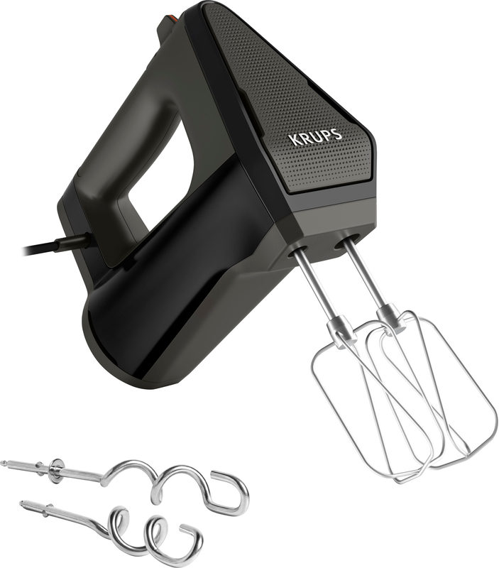 Krups Handmixer GN6028 3MIX 6000, Soft-Touch-Griff, langes Kabel 600 W