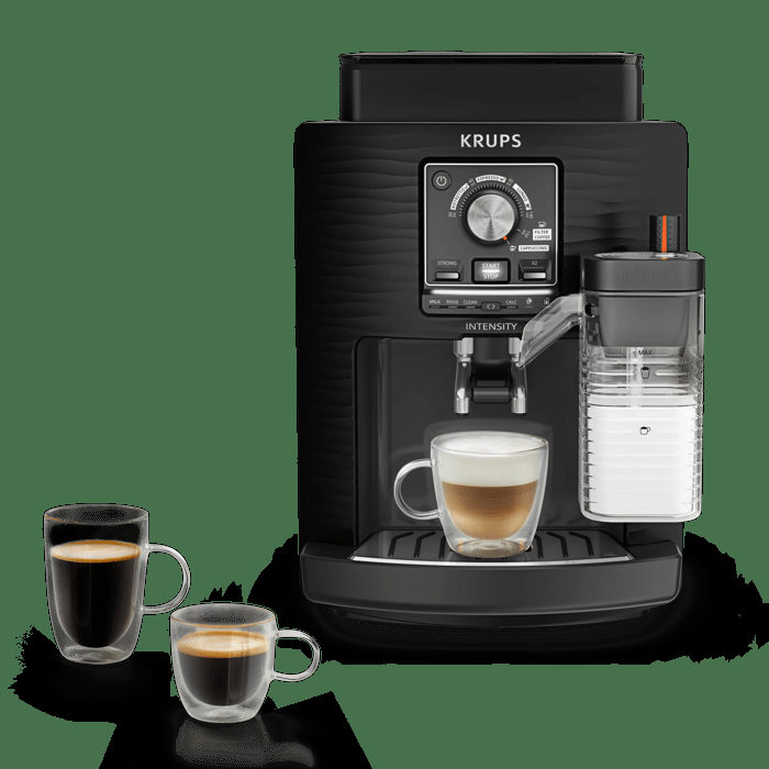 Krups Intensity Milk EA5028E0 Kaffeevollautomat Schwarz, Bild 2