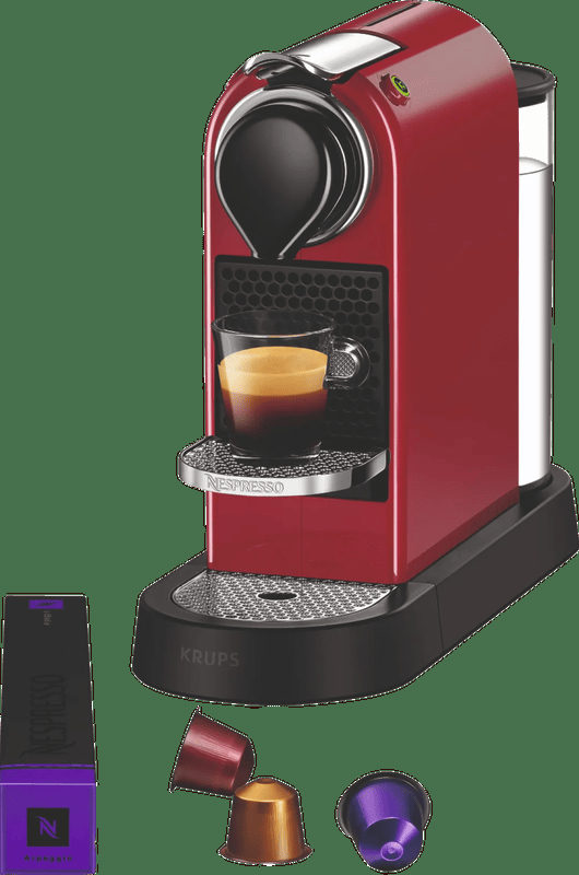 Kaffeemaschine Nespresso CitiZ von Krups Kirschrot, Bild 2