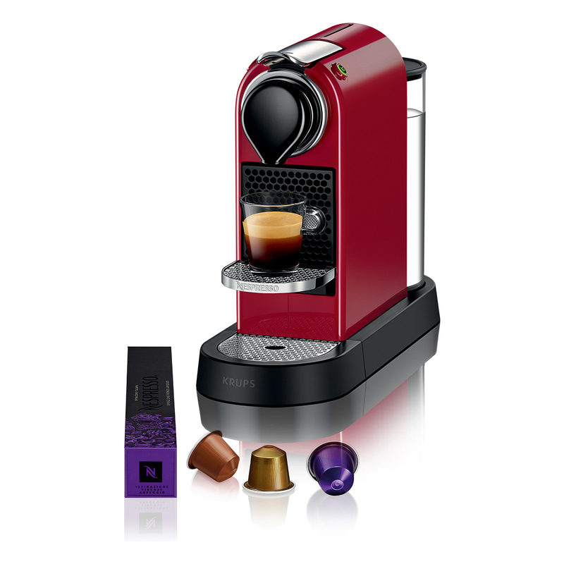 Kaffeemaschine Nespresso CitiZ von Krups Kirschrot, Bild 4