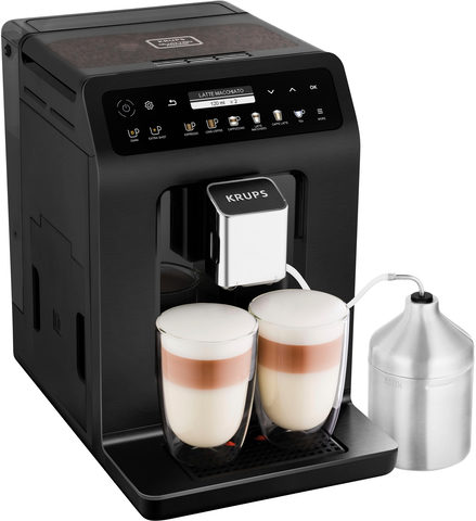 Krups Kaffeevollautomat EA8948 Evidence Plus, vielfältige Kaffee-Spezialitäten auf Knopfdruck einfache