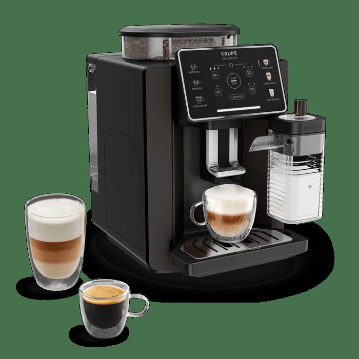 Krups Kaffeevollautomat EA9129 Sensation Milk 6 Kaffee- und Milchspezialitäten, aut. Reinigung,, Bild 3