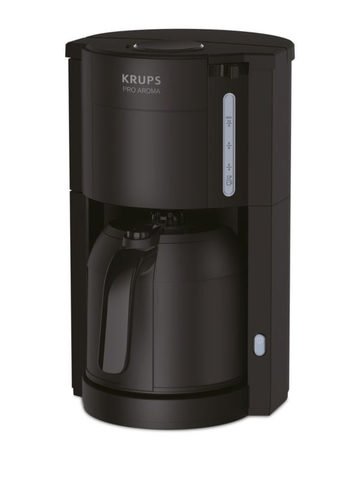 Krups KM3038 FCM PRO AROMA Kaffeemaschine Edelstahl schwarz
