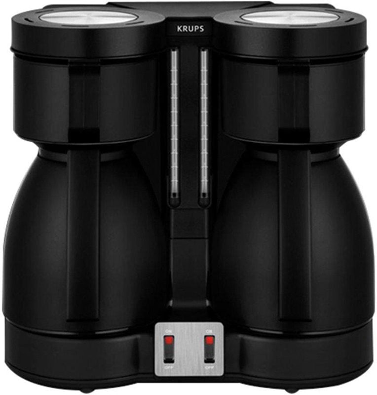 Krups Kt 8501 Duothek Thermo Kaffeemaschine Schwarz 16 Tassen, Bild 2