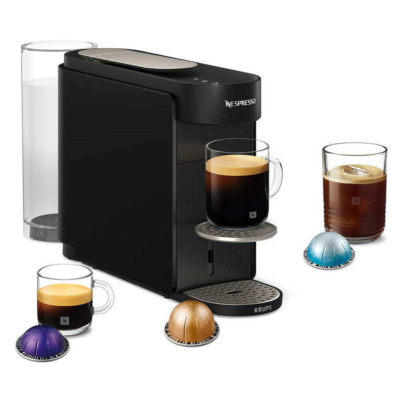 Nespresso Krups VERTUO Up Kaffeekapselmaschine Kapselmaschine One-Touch-System Ink Black, XN9408, Bild 5