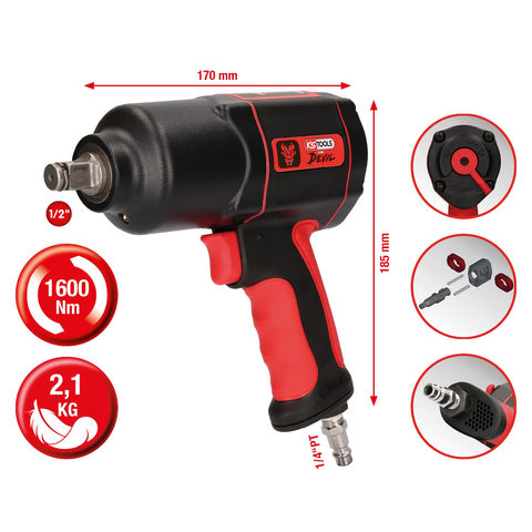 KS Tools Schlagschrauber (Druckluft) 515.1200