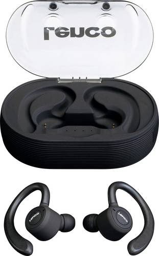 Lenco EPB-460BK in Ear Headset Bluetooth Schwarz Headset, Ohrbügel, Schweißresistent Sport