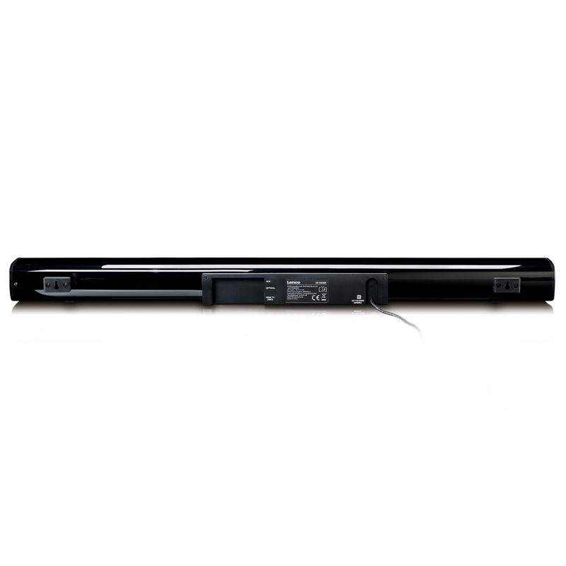 Lenco SB-080BK Soundbar Schwarz Bluetooth, USB