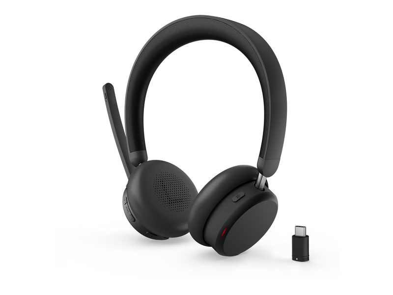 Lenovo 6550 Headset kabellos / kabelgebunden (Funk / Bluetooth) Schwarz, Bild 2