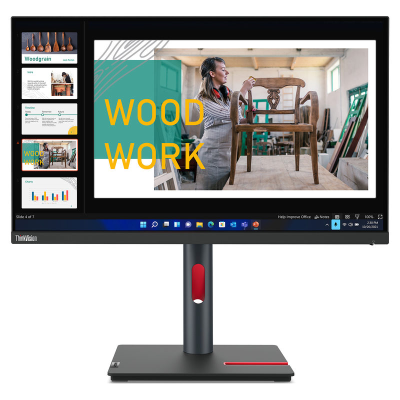 Lenovo ThinkVision P24q-30 23.8 Zoll WQHD IPS LED 16:9 60 Hz Monitor, Bild 3