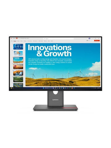 Lenovo ThinkVision P24QD-40 LED display 60,5 cm (23.8) 2560 x 1440 Pixel Quad HD LCD Schwarz