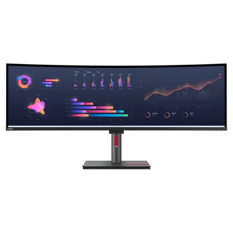 Lenovo ThinkVision P49w-30 LED-Monitor EEK G (A - G) 124.5cm (49 Zoll) 5120 x 1440 Pixel 32:9 6 ms H, Bild 4