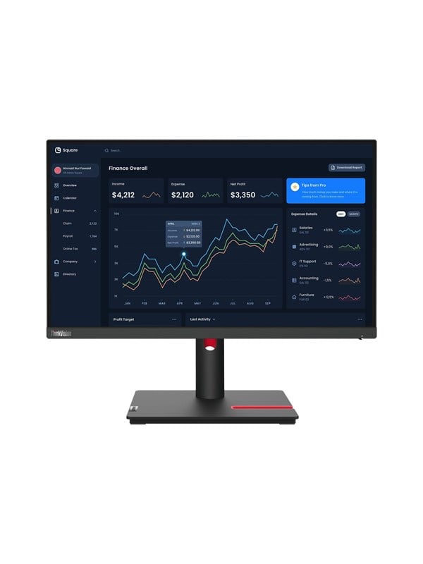 Lenovo ThinkVision T22i-30 21.5 Zoll Full HD IPS LED 16:9 60 Hz Monitor