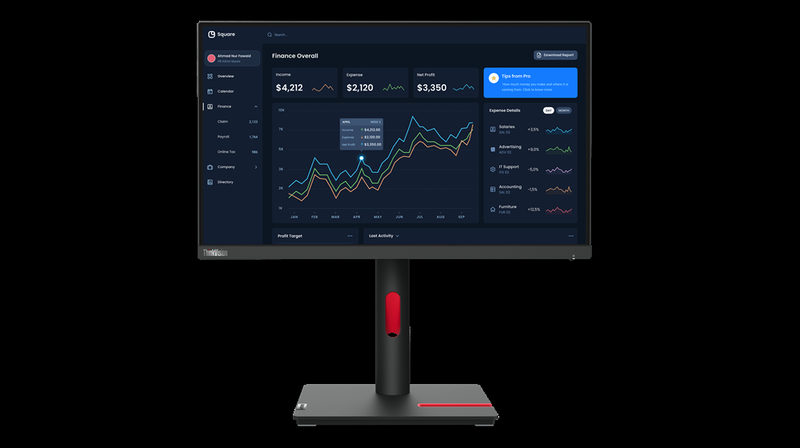 Lenovo ThinkVision T22i-30 21.5 Zoll Full HD IPS LED 16:9 60 Hz Monitor, Bild 2