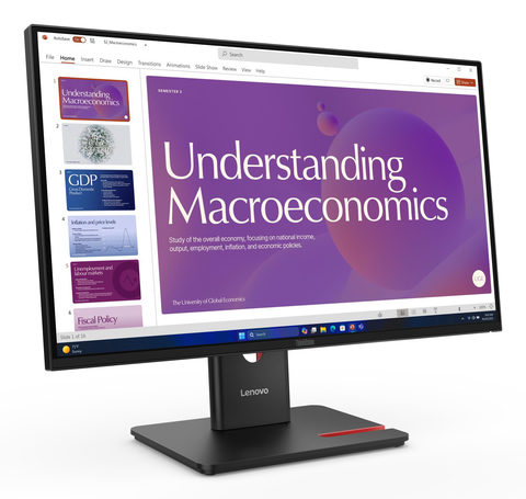 Lenovo ThinkVision T24D-40 LED display 60,5 cm (23.8) 1920 x 1080 Pixel Full HD LCD Schwarz (64B9GAT1EU)
