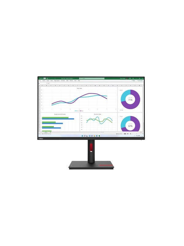Lenovo ThinkVision T32h-30 80 cm (31.5) 2560 x 1440 Pixel Quad HD LED Schwarz (63D3GAT1EU), Bild 4