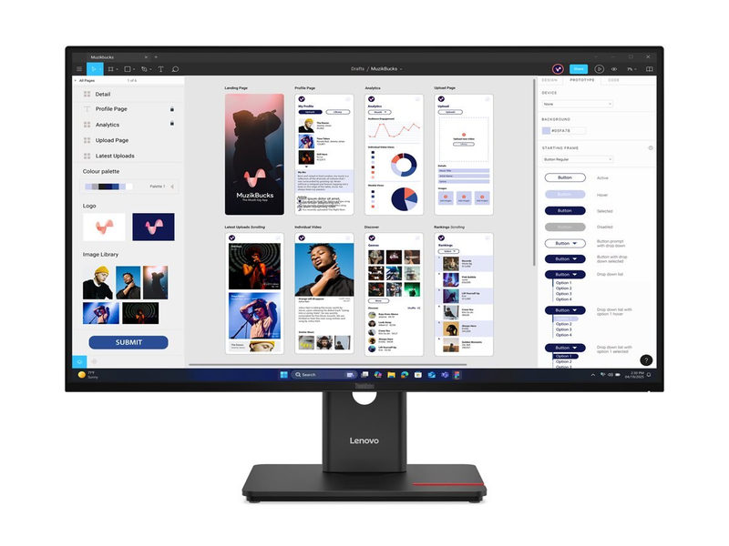 Lenovo ThinkVision T32UD-40 32 LED Monitor