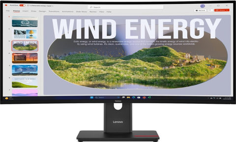 Lenovo ThinkVision T34WD-40 34 Zoll UWQHD Curved VA LED 21:9 120 Hz Monitor