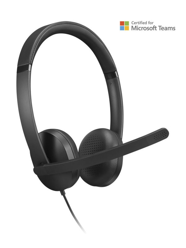 Lenovo VoIP Headset 5000 Schwarz, kabelgebunden, USB-C/A, Microsoft Teams zertifiziert